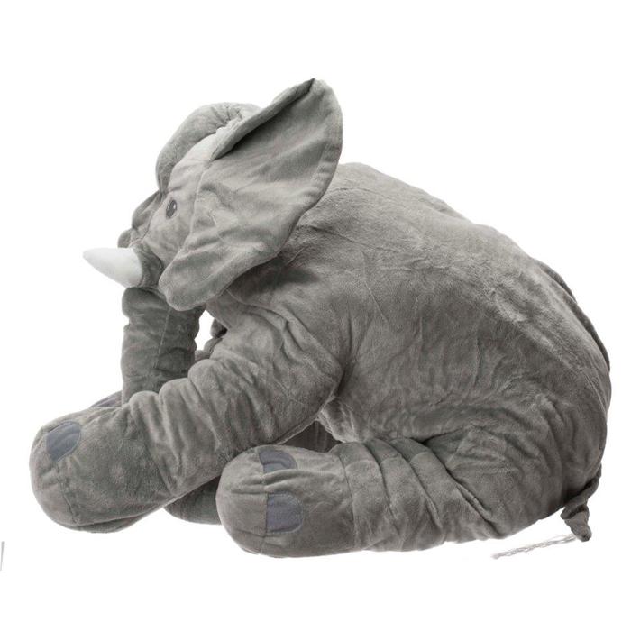 Szürke plüss elefánt (60cm)