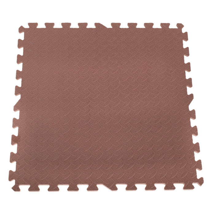 4db-os habszivacs szőnyeg gyerekeknek (60x60cm) barna
