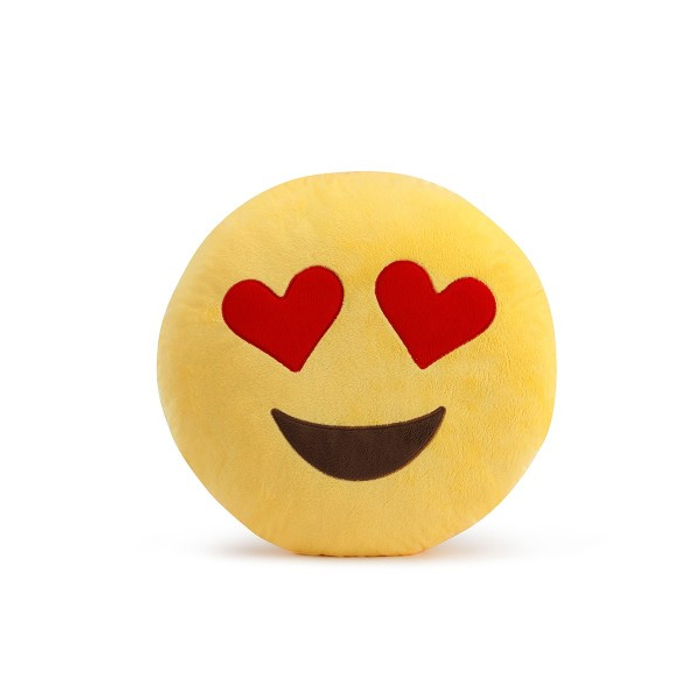 Emoji dekor párna - szerelmes