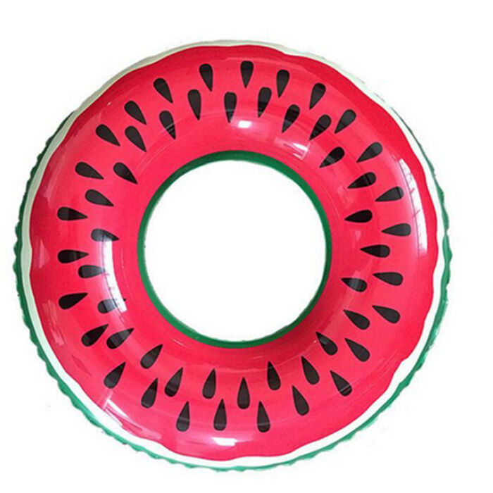 Nagy felfújható úszógumi görögdinnye mintával