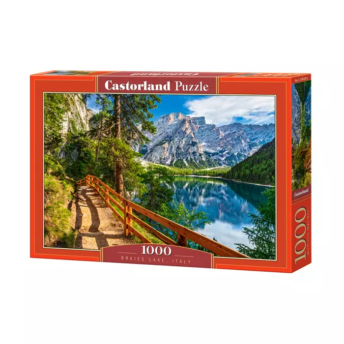 1000 db-os puzzle (Braies-tó, Olaszország)