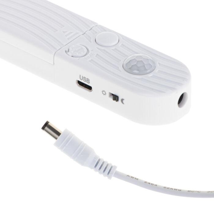 USB akkumulátorral működő mozgásérzékelő LED szalag 2M hideg fehér