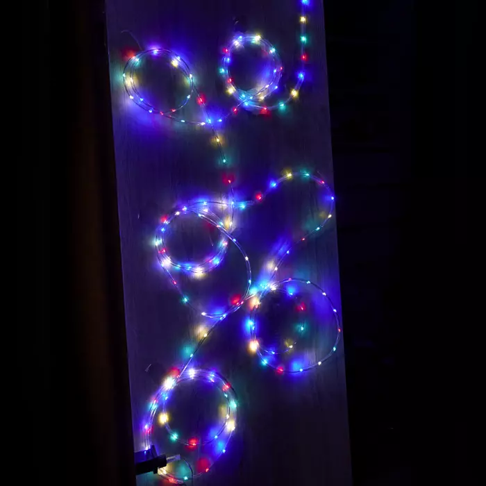 LED fényfüzér 10m 100LED több színű