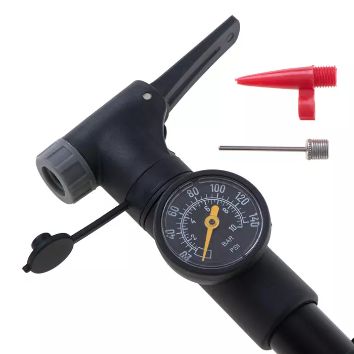 L-BRNO Kerékpár felfúvo nyomásmérővel, kézi markolattal