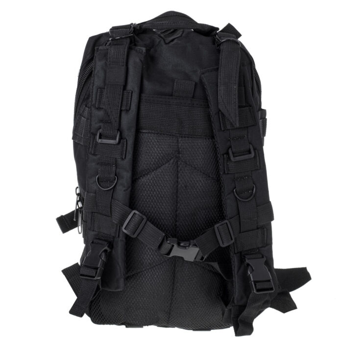 Taktikai katonai turista hátizsák 25L fekete