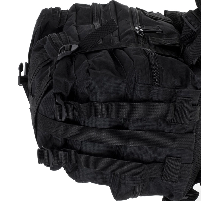 Katonai taktikai hátizsák, fekete, 25 L 