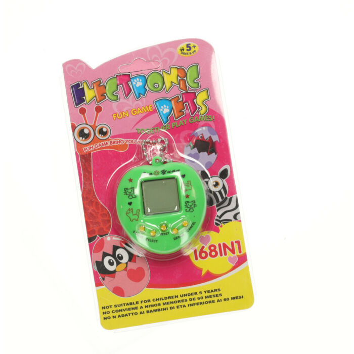 Tamagotchi elektronikus játék (zöld)