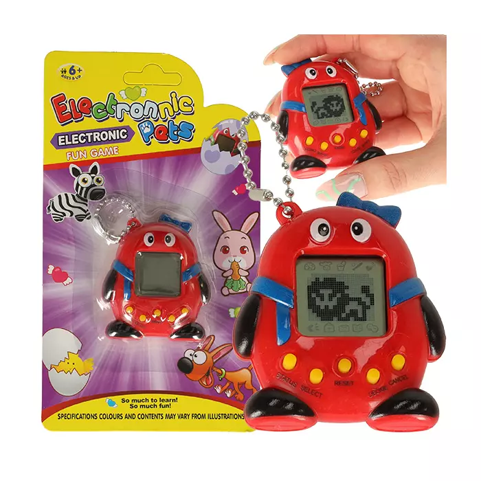 Tamagotchi játék állat elektronikus játék (piros)