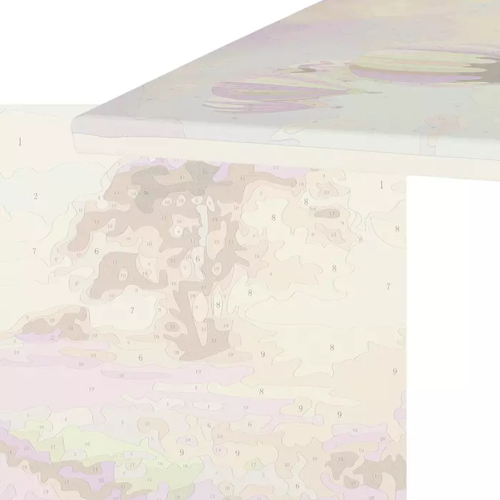 Festmény számok alapján 50x40cm - Levendula mező
