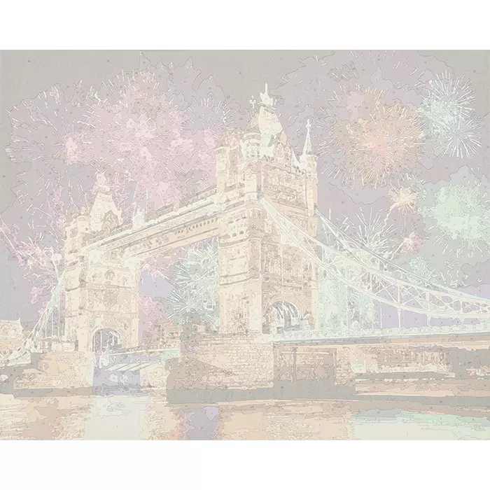 Festmény számok szerint 40x50cm - Tower Bridge