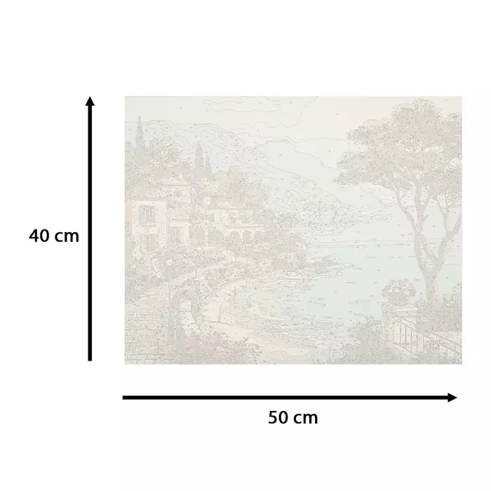Festmény számok szerint 50x40cm - Partvonal