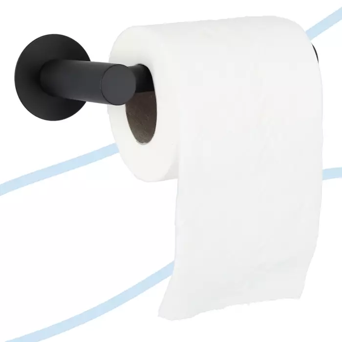 Loft WC-papír tartó - fekete