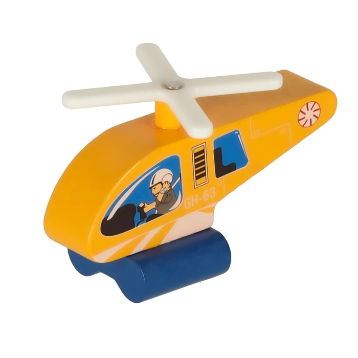 Fa vonatkészlet mozdonnyal és városi vasúttal – 69 darabos