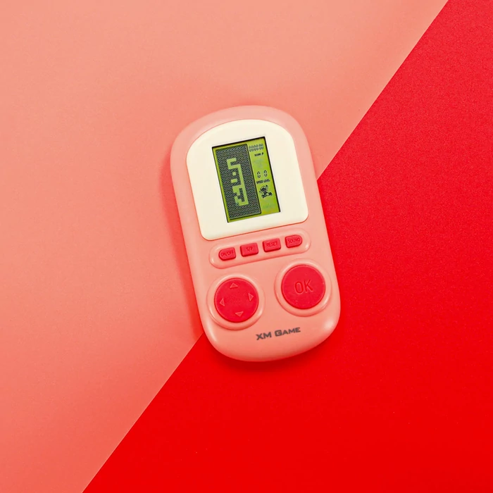 Ügyességi játék – hordozható konzol, rózsaszín