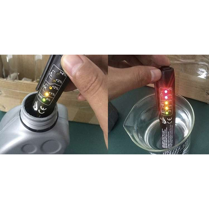 LED-es fékfolyadék tesztelő