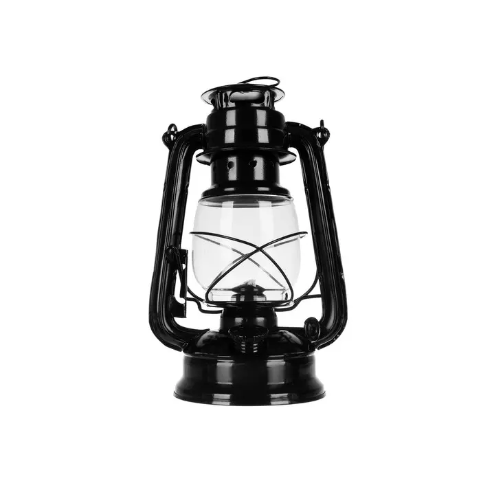 Fekete petróleumlámpa - 24 cm