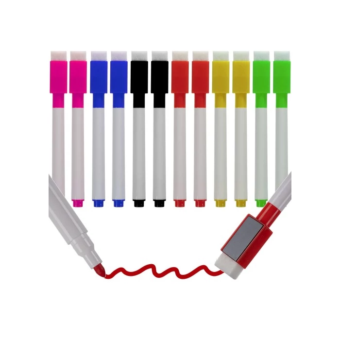 12 részes filctoll készlet mágnestáblához