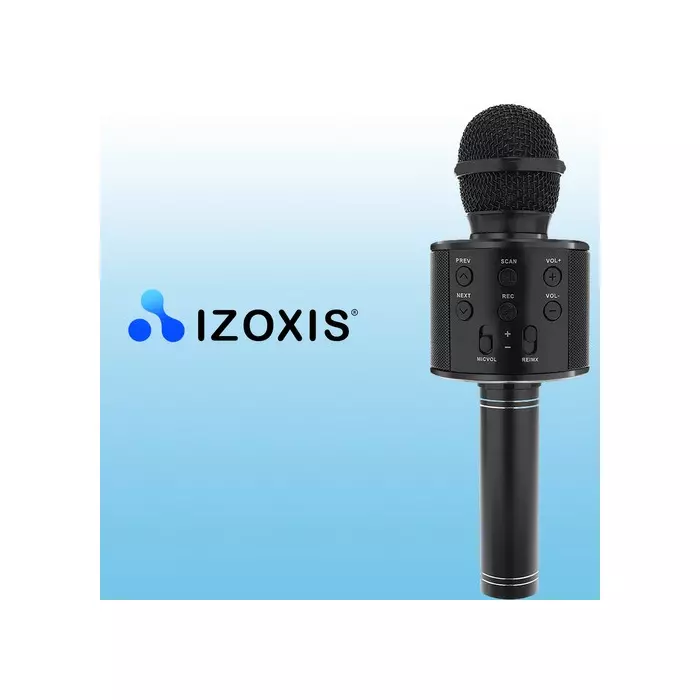 Izoxis karaoke mikrofon - fekete
