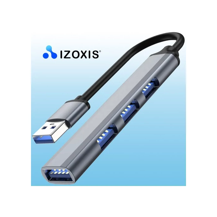 Izoxis USB HUB - 4 port 3.0 + 2.0 