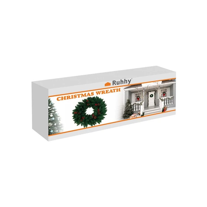 Karácsonyi ajtókoszorú 60cm XXL