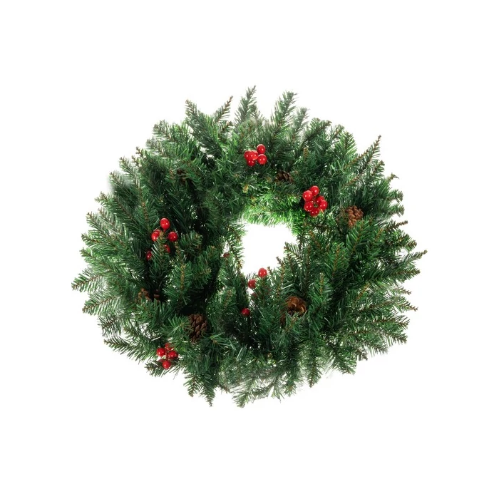 Karácsonyi ajtókoszorú 60cm XXL
