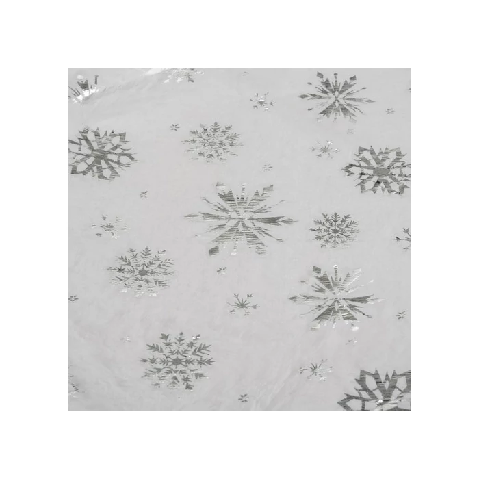 Ruhhy karácsonyfa alátét hópelyhes 120 cm