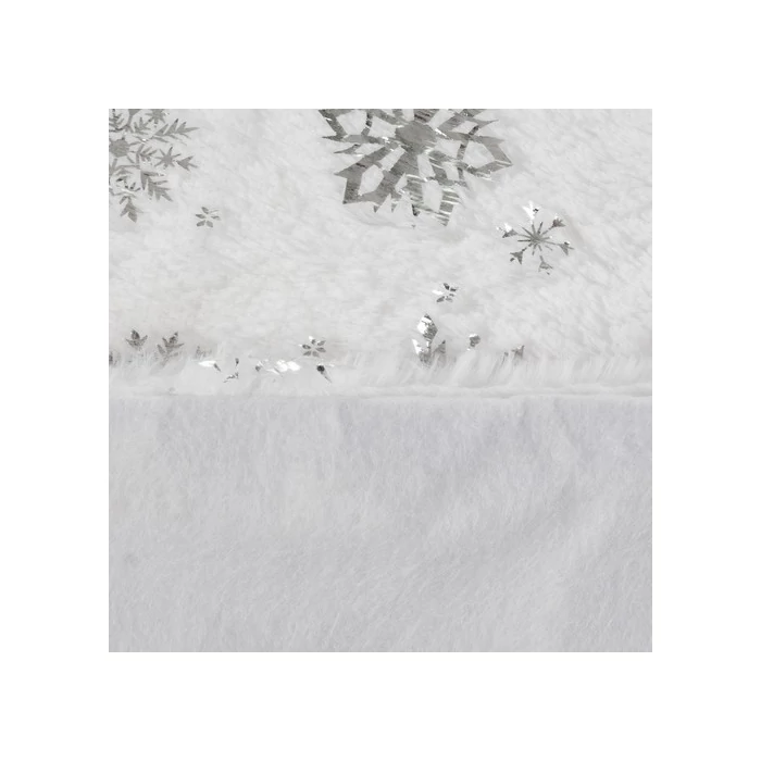 Ruhhy karácsonyfa alátét hópelyhes 120 cm