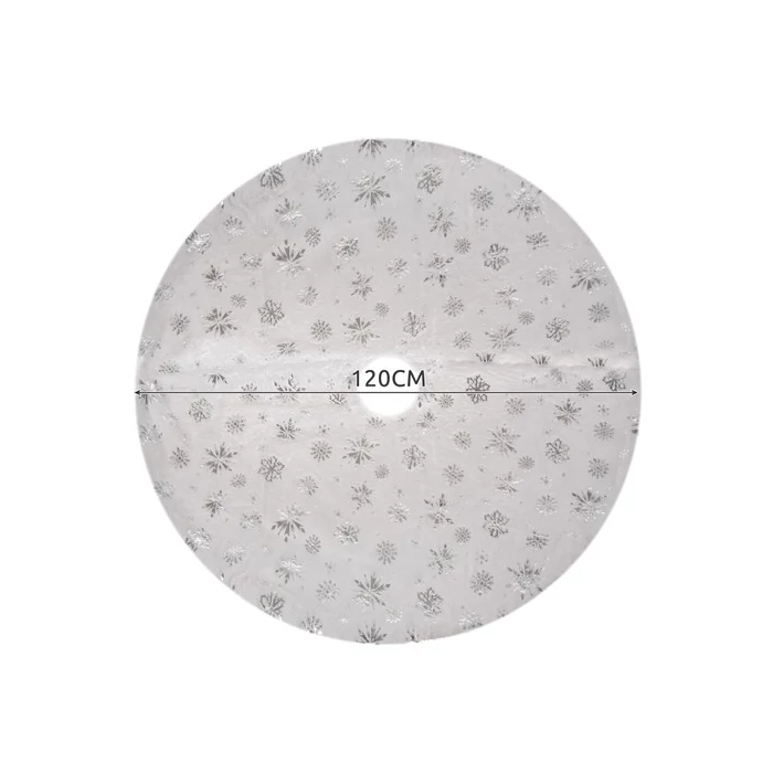 Ruhhy karácsonyfa alátét hópelyhes 120 cm