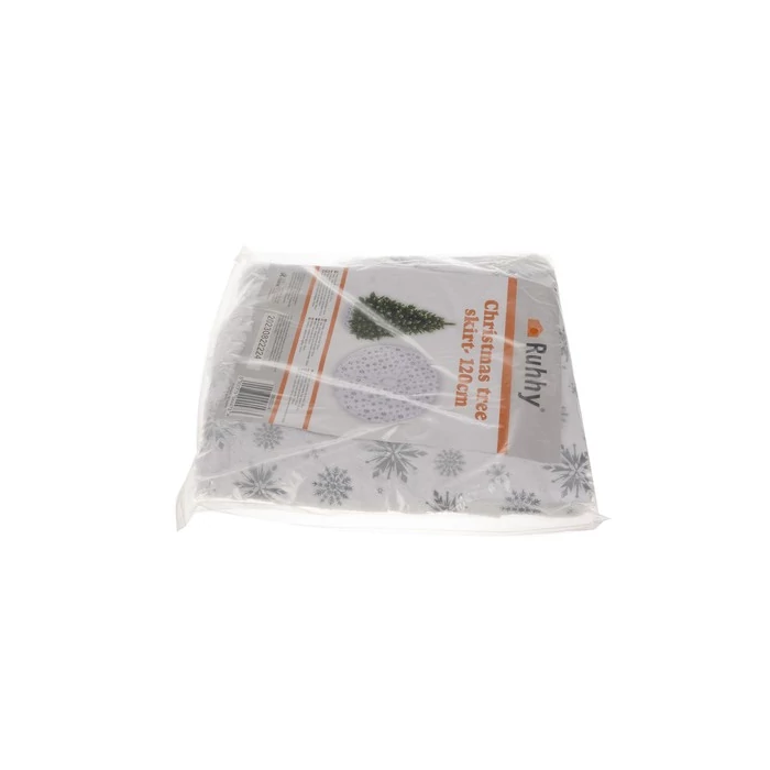 Ruhhy karácsonyfa alátét hópelyhes 120 cm