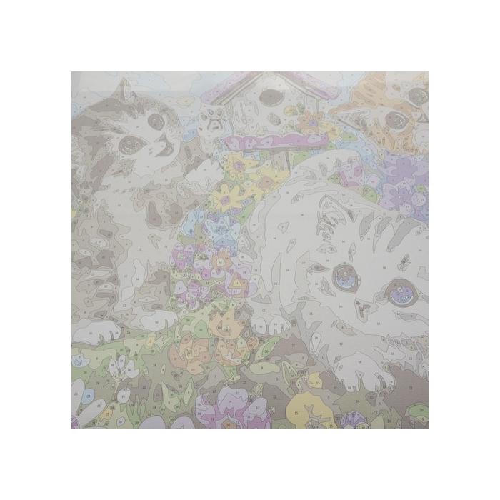 Számos kifestő (40x50cm, Cicák)