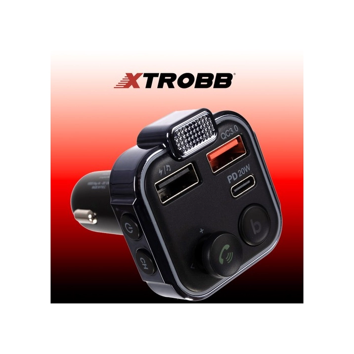 Xtrobb Bluetooth FM adóvevő autós töltővel 12 v / 24 v