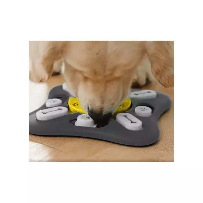 Interaktív játék és kutyatál, amely lelassítja az evést