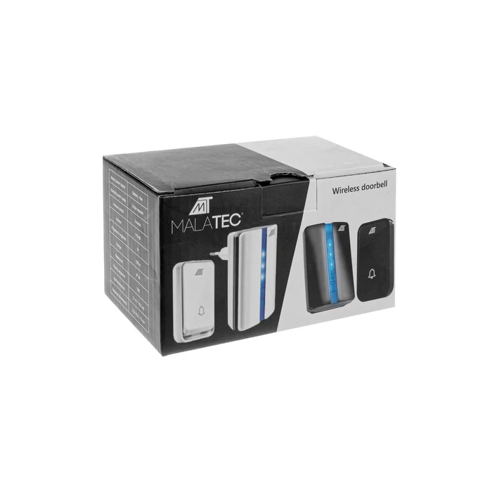 Malatec fekete vezeték nélküli csengő