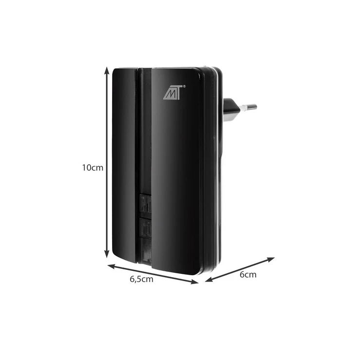 Malatec fekete vezeték nélküli csengő