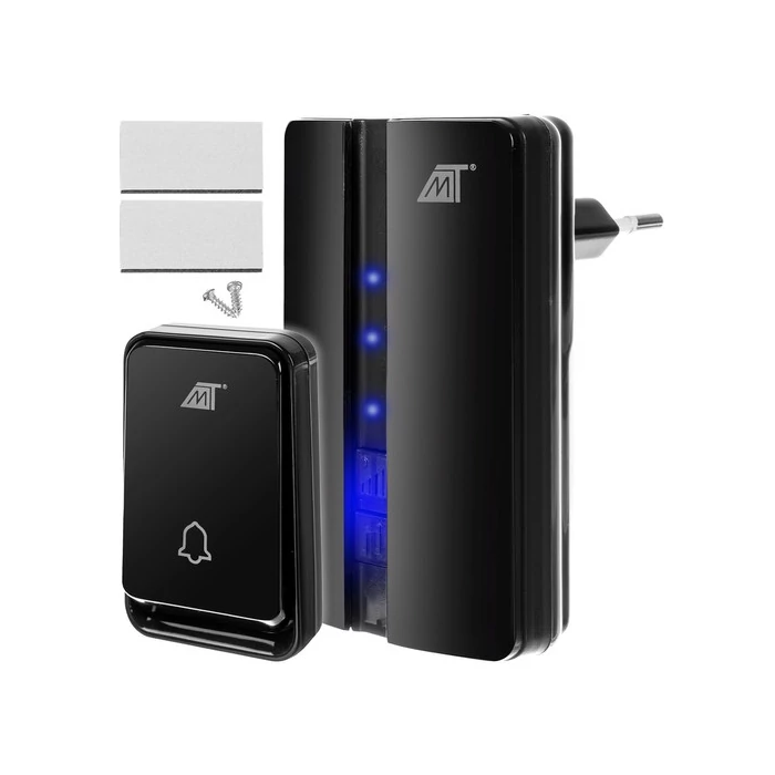 Malatec fekete vezeték nélküli csengő