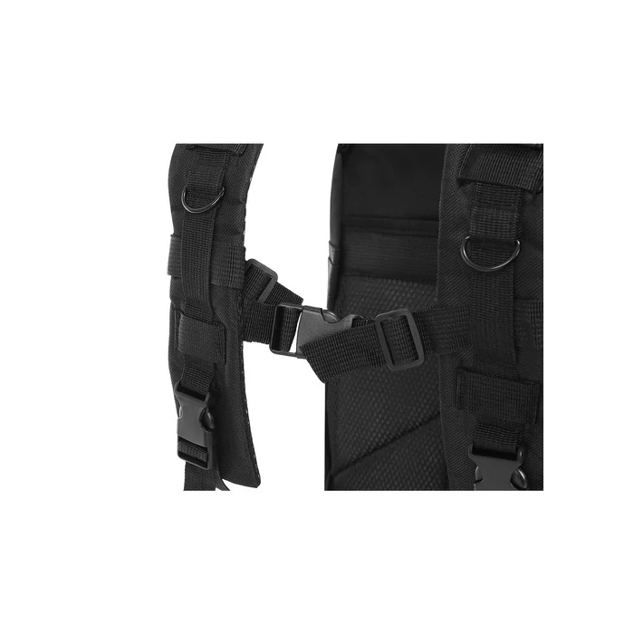 Turista hátizsák, fekete, 26 L