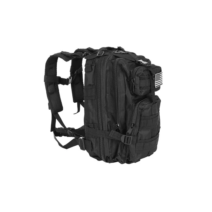 Turista hátizsák, fekete, 26 L