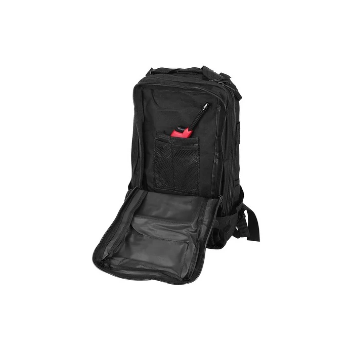 Turista hátizsák, fekete, 26 L