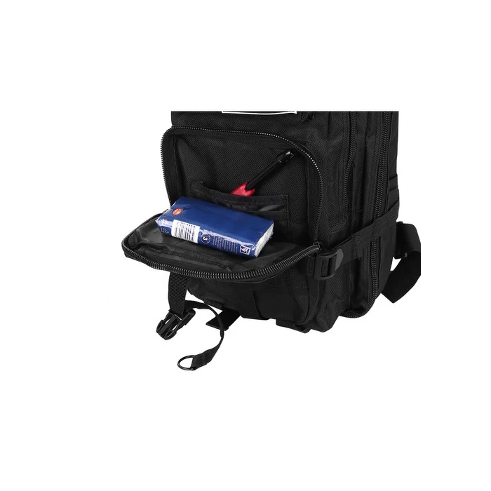 Turista hátizsák, fekete, 26 L