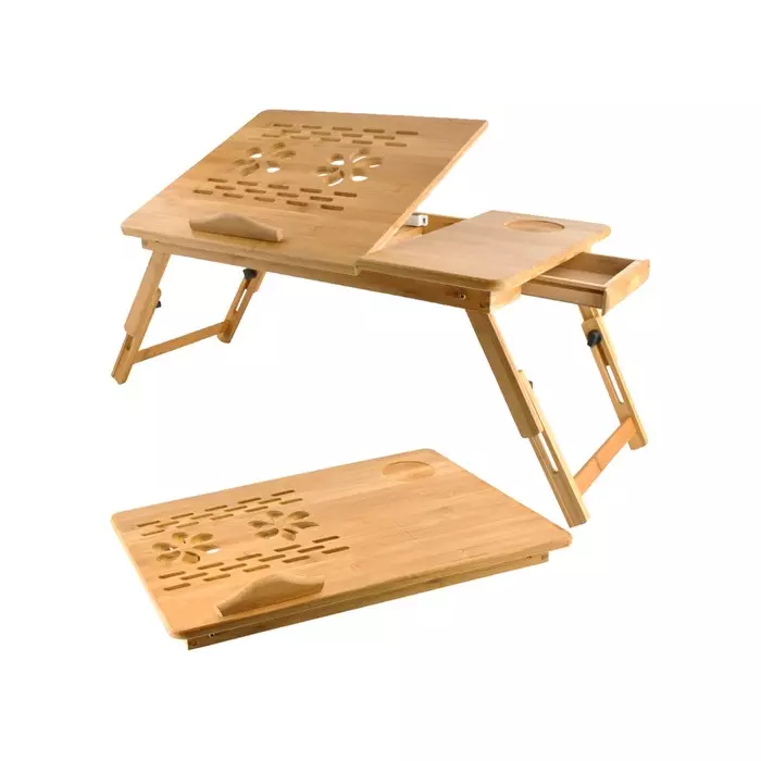 Laptop asztal, bambusz