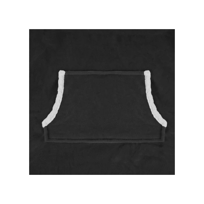 XXL plüss pulóver fekete 