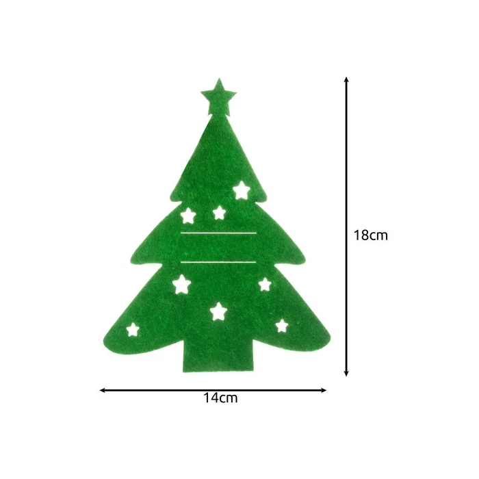 Karácsonyi evőeszköztartó 