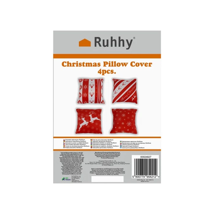 Karácsonyi párnahuzat 45x45xcm