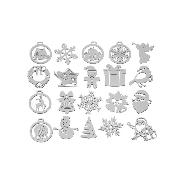 Fából készült karácsonyi díszek