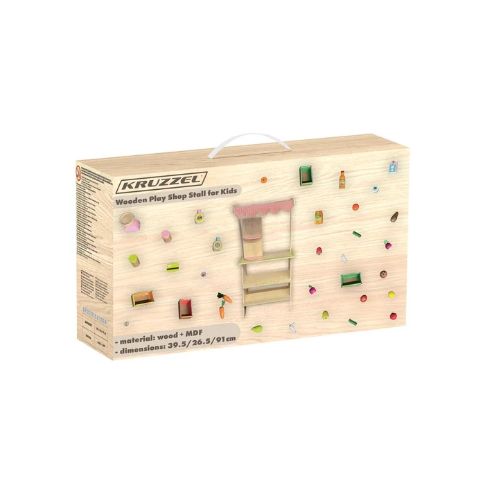 Fa piaci stand kiegészítőkkel