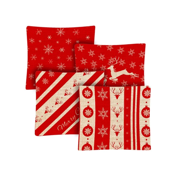 Dekoratív párnahuzat 45x45cm - 4 db-os