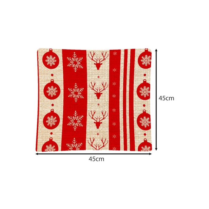 Dekoratív párnahuzat 45x45cm - 4 db-os