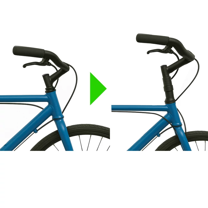 Kerékpár kormányemelő adapter