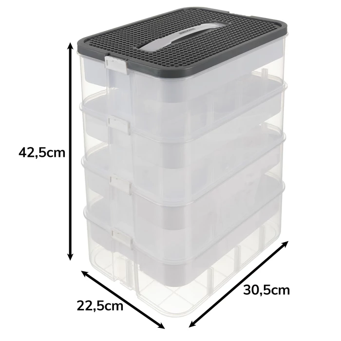 3 szintes rendszerező doboz