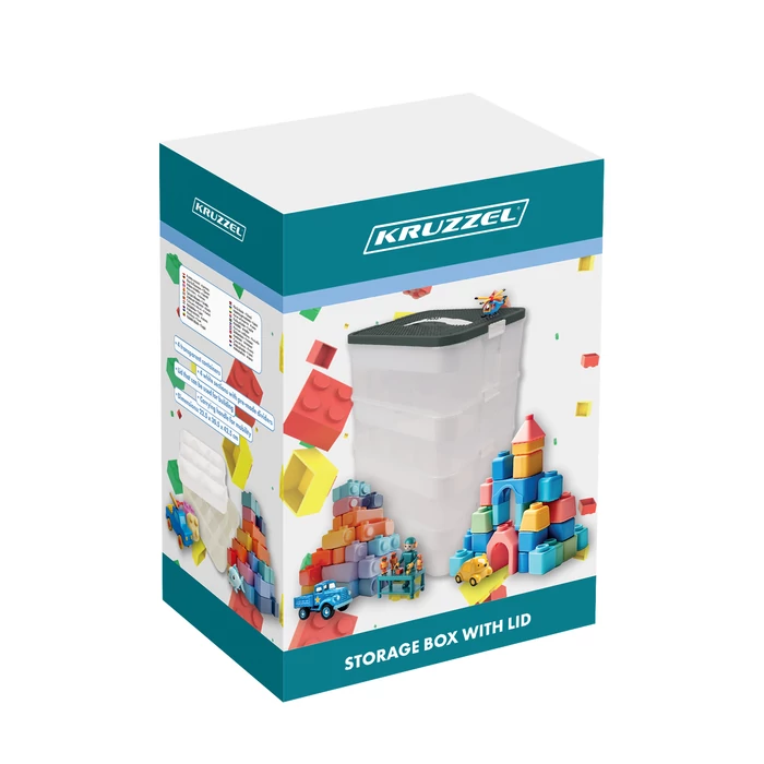 3 szintes rendszerező doboz